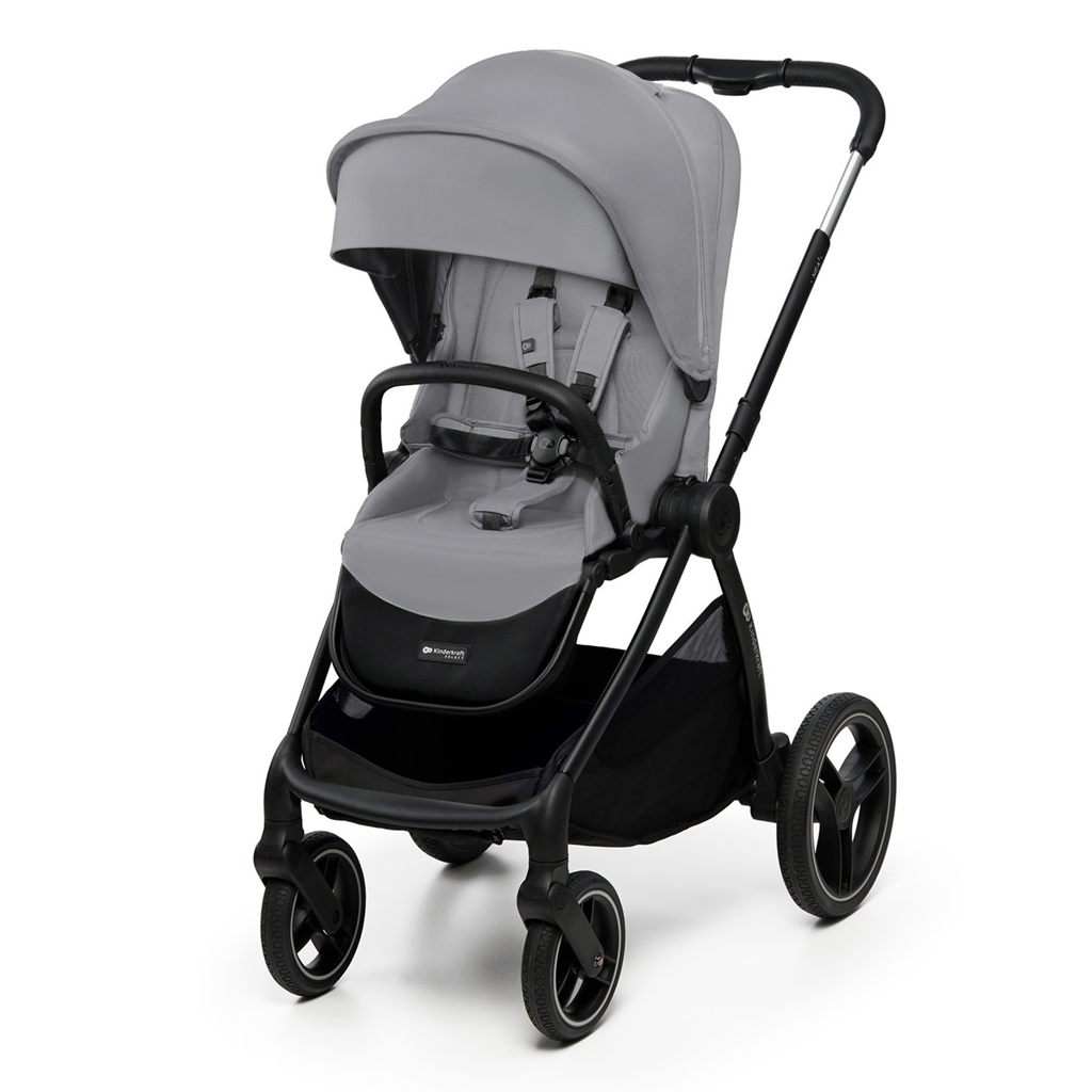 KINDERKRAFT Kombinált babakocsi Nea 2 2in1 Platinum Grey